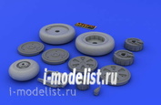648026 Eduard 1/48 Набор дополнений MiG-21 wheels