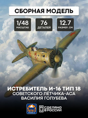 48034 ARK-models 1/48 Истребитель И-16 тип 18 советского лётчика-аса Василия Голубева