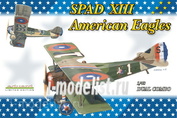 1142 Eduard 1/48 Spad Xiii American Aces Dual Combo