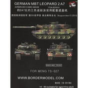 BD0020 Border Model 1/35 Камуфляжная маска для танка Leopard 2 A7