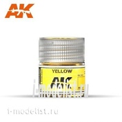 RC007 AK Interactive Краска акриловая Yellow (желтая) 10ml