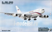 PM20001 PasModels 1/200 Сборная модель самолета Ильюshin 96-300 Россия