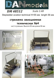 DM48512 DANmodel 1/48 FTD stepladder aviation No. 4 on 2 steps