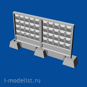 MDR7204 Metallic Details 1/72 Российский бетонный забор ПО-2м