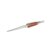74103 Tamiya Tweezers clip (straight)- (holds the item itself, stainless steel, heat-resistant handles). To release the part, it is necessary to squeeze the handle.