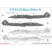 UR72200 UpRise 1/72 Декаль для YF-23 Black Widow II