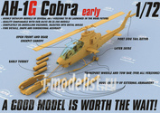 SH72076 Special Hobby 1/72 Ah-1G Cobra Early Helicopter