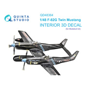 QD48364 Quinta Studio 1/48 3D Декаль интерьера кабины F-82G Twin Mustang (Modelsvit)