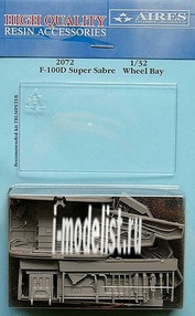 2072 Aires 1/32 Набор дополнений F-100D Super Sabre wheel bays