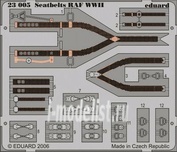 23005 Eduard 1/24 Фототравление привязные ремни для Seatbelts RAF WWII