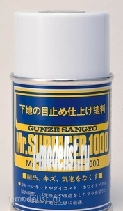 B-505 Gunze Sangyo Primer-spray Mr.Surfacer 1000. Volume: 100 ml.
