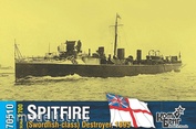 KB70510 КомБриг 1/700 Эсминец HMS Spitfire (Swordfish-class) Destroyer, 1895