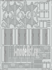 72691 Eduard 1/72 Фототравление для Sunderland Mk. V платформы для механиков