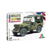 3635 Italeri 1/24 Автомобиль Willys Jeep MB 80th Anniversary 1941-2021