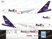 77F-004 Ascensio 1/144 Декаль на самолет боенг 777F (FedEx)