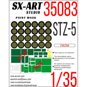 35083 SX-Art 1/35 Окрасочная маска для СТЗ-5 (Звезда)