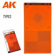 AK8057 AK Interactive EASYCUTTING TYPE 2 / Трафарет для повторного использования тип 2