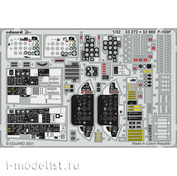 32980 1/32 Eduard photo etched parts for the F-100F interior