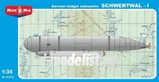 35-016 МикроМир 1/35 Сверхмалая подводная лодка SCHWERTWAL - I