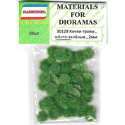 30128 DasModel Grass hummocks , yellow-green , 2 mm / 50 pcs.