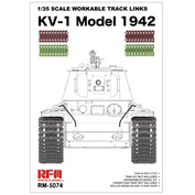 RM-5074 Rye Field Model 1/35 Detailed tracks for KV-1 tank (3D printing)