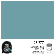 07.377 Jim Scale Краска спиртовая цвет RLM 78 (1942) Luftwaffe Blau