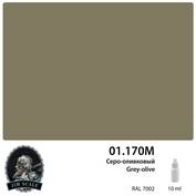 01.170M Jim Scale Краска под аэрограф Серо-оливковый Grey-olive (RAL 7002) 10 мл