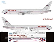 363-003 Ascensio 1/144 Декаль на самолет боенг 767- 200/300ER (ГТТК Россия) 