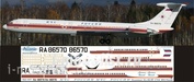 I62-001 1/144 Scales Ascensio Decal plane Ilyshin Il-62M (EMERCOM of Russia)