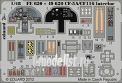 FE620 Edward 1/48 Color photo-etching for CF-5A/ CF-116 interior S. A.