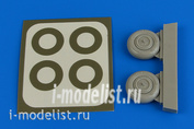 4739 Aires 1/48 kit of the Yak-3 wheels & paint masks