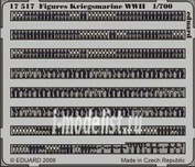 17517 Eduard photo etched parts for 1/350 Figures Kriegsmarine WWII 1/700 scale