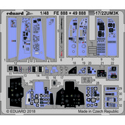 FE888 Eduard 1/48 Фототравление для модели С-17/22UM3K