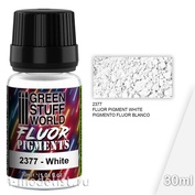 2377 Green Stuff World Пигмент флуоресцентный белый 30 мл / Pigment FLUOR WHITE
