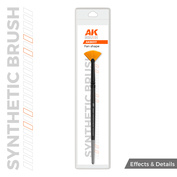 AKB017 AK Interactive Синтетическая кисть - Форма веера / AK SYNTHETIC BRUSH – FAN SHAPE