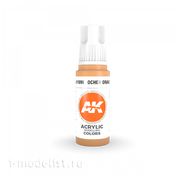 AK11099 AK Interactive acrylic Paint 3rd Generation Ocher Orange 17ml