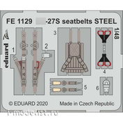 FE1129 Eduard 1/48 Photo Etching for Su-27S belts, steel