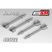 AMC48502 Advanced Modeling 1/48 Набор из 4-х моделей ракет AIM-9B