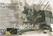 AF35S61 AFVClub 1/35 FlaK 38 4X20mm Anti Aircraft Gun (Limited Edition)