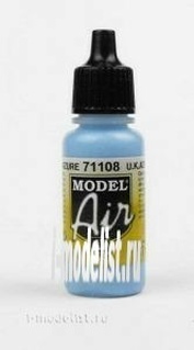 71108 Vallejo acrylic Paint `Model Air` British azure / UK Azure