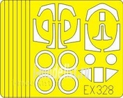 EX328 Eduard 1/48 Mask for the Fw 190D Weekend 