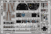 FE586 Eduard 1/48 Color photo etched parts for Spitfire Mk. XII interior S. A.