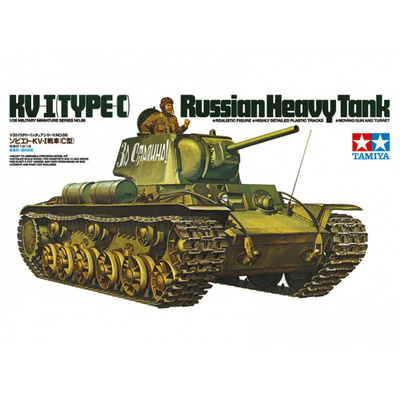 35066 Tamiya 1/35 Советский тяжелый танк  КВ-1С с 1 фигурой танкиста