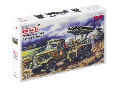 72581 ICM 1/72 БM-14-16, Реактивная система залпового огня