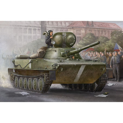00379 Трубач 1/35 Russian PT-76 Light Amphibious Tank Mod.1951