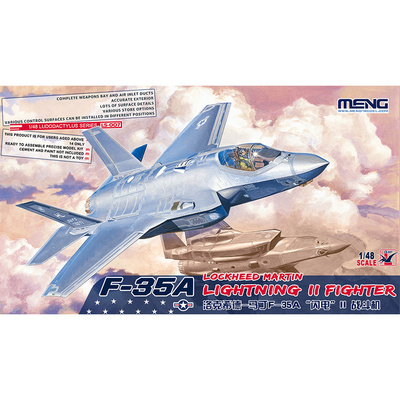 LS-007 Meng 1/48 Истребитель-бомбардировщик F-35A «Лайтнинг II» (Lockheed Martin)