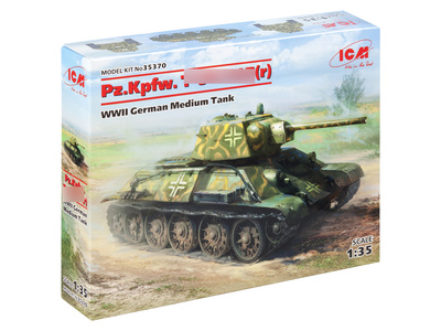 35370 ICM 1/35 Pz.Kpfw. 747 34 (r), Германский средний танк ІІ МВ
