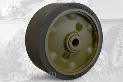 35023 Fury Models 1/35 Набор дополнений колеса штампованные с шиной для американского танка M3 Lee / M4 Sherman