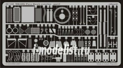 32158 Eduard photo etched parts for 1/35 MH-60G exterior