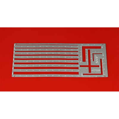 4706 Jas Stencil cutting plastic strips